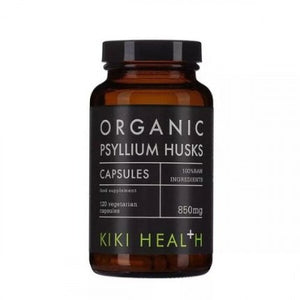 Psyllium Husks Organic KIKI Health 120 vcaps