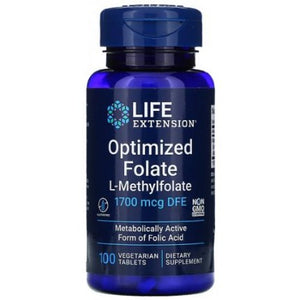 Optimized Folate Life Extension 100 vegetarian tabs