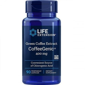 CoffeeGenic, Green Coffee Extract Life Extension 90 vcaps