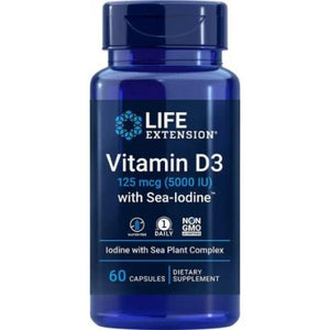 Vitamin D3 with Sea-Iodine Life Extension 60 caps