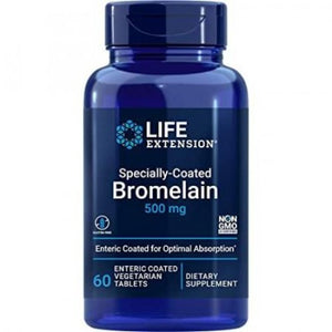 Specially-Coated Bromelain Life Extension 60 enteric vegetarian tabs