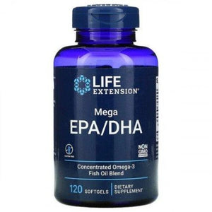 Mega EPA/DHA Life Extension 120 softgels