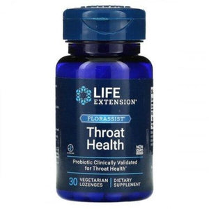 Florassist Throat Health Life Extension 30 vegetarian lozenges