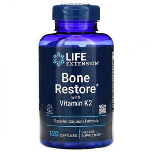 Bone Restore with Vitamin K2 Life Extension 120 caps