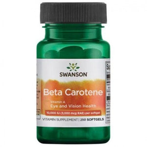 Beta-Carotene (Vitamin A) Swanson 10000IU - 250 softgels