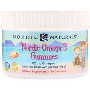 Nordic Omega-3 Gummies Nordic Naturals 82mg Tangerine Treats