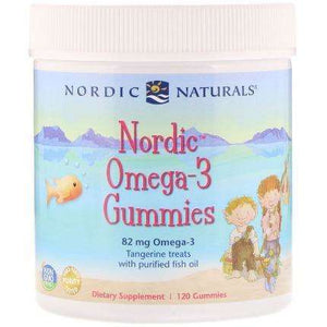 Nordic Omega-3 Gummies Nordic Naturals 82mg Tangerine Treats