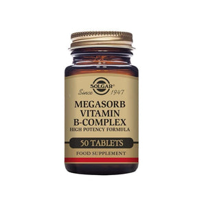 Solgar® Megasorb Vitamin B-Complex High Potency Tablets - Pack of 50