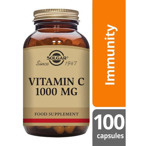 Solgar® Vitamin C 1000 mg Vegetable Capsules - Pack of 100