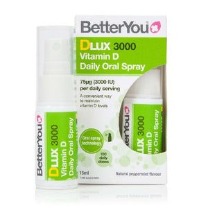 BetterYou D3000, Daily Vitamin D Spray 3000IU (75μg) of vitamin D3 15ml